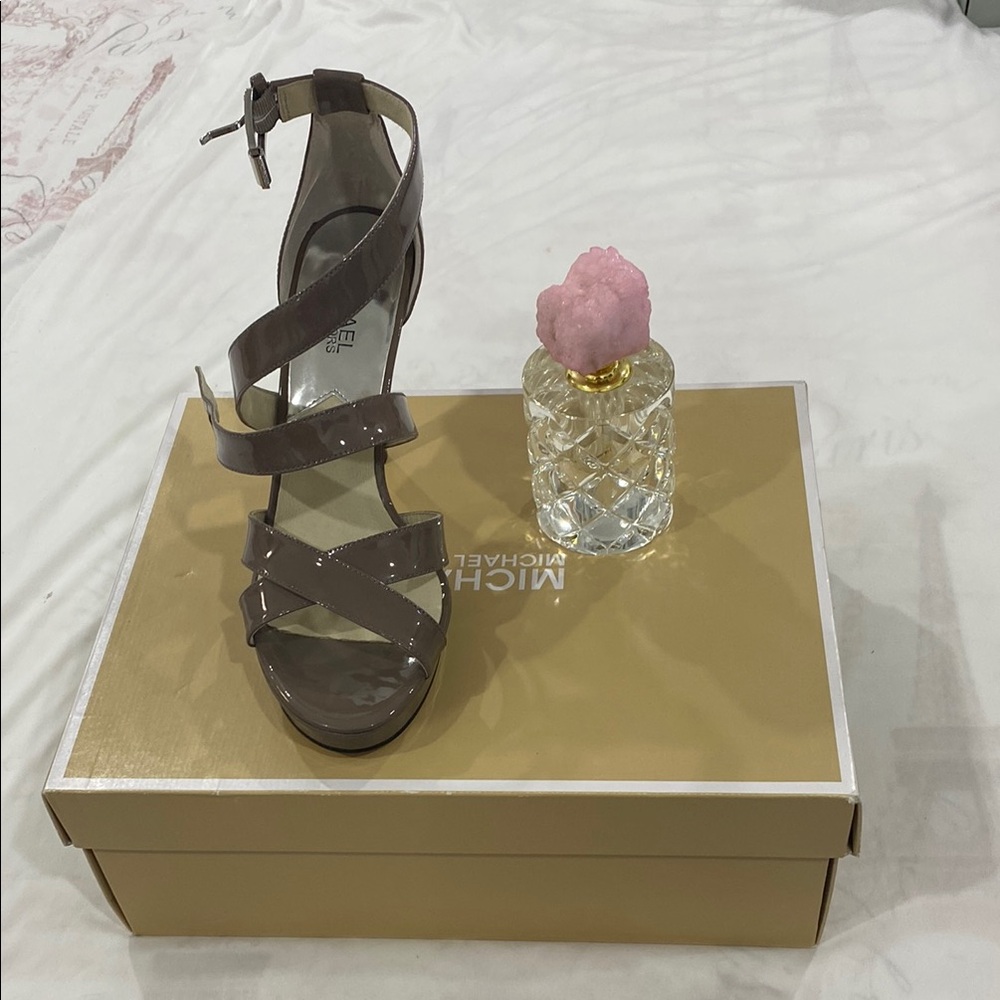 Michael Kors Women's Brown Strappy Heels